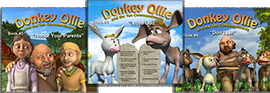 First Forty Donkey Ollie Parables in Portuguese Cover